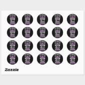 I'm Called Gigi Because I'm Way Too Cool Ronde Sticker (Vel)