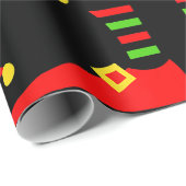 im chess elf xmas familie vriend kerstcadeau cadeaupapier (Rol Hoek)