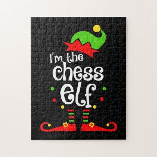 im chess elf xmas familie vriend kerstcadeau legpuzzel