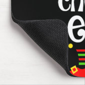 im chess elf xmas familie vriend kerstcadeau muismat (Hoek)