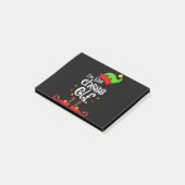 im chess elf xmas familie vriend kerstcadeau post-it® notes (Schuin)