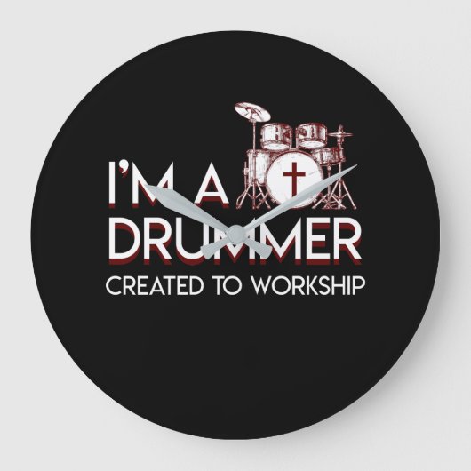 Im Christelijk Drummer Creëer tot aanbidding Grote Klok (Voorkant)
