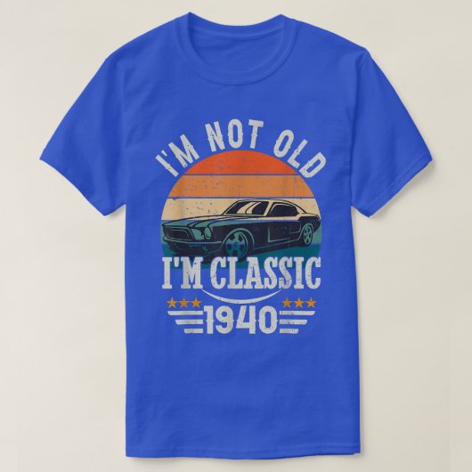 Im Classic Car 82e verjaardag Gift 82 jaar oude ba T-shirt (Design voorkant)