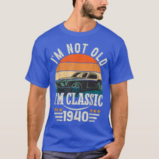 Im Classic Car 82e verjaardag Gift 82 jaar oude ba T-shirt