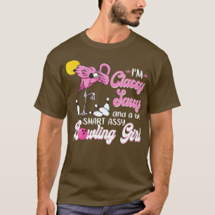 Im Classy Sassy en een beetje slim Assy Bowling Gi T-shirt