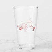 I'm Crabby with Name Crustacean Glas (Voorkant)