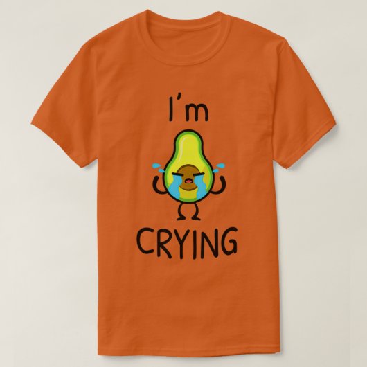 Im Crying Avocado T-shirt (Design voorkant)