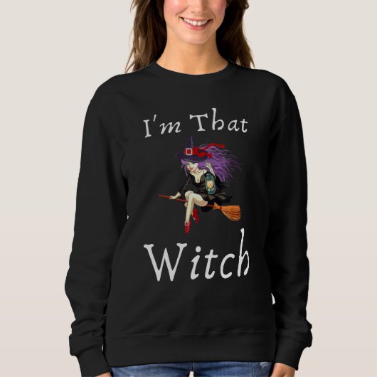 Im dat hekkostume Halloween Novelty Graphic Co Trui (Voorkant)