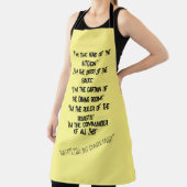 "Im de baas" Schort kookkleding (Insitu)