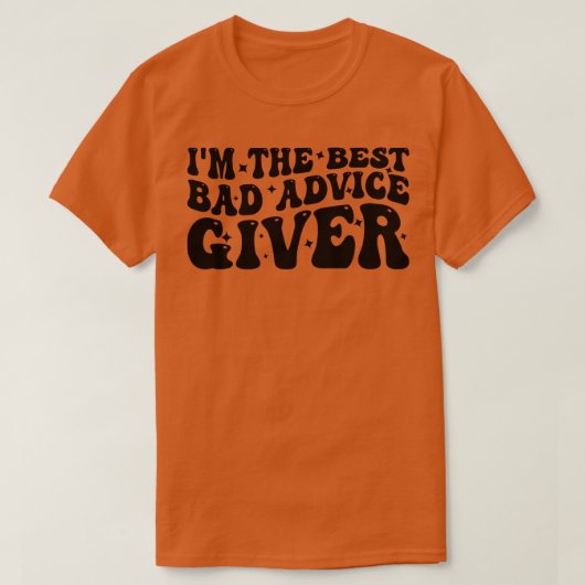 IM de beste slechte raadgever T-shirt (Design voorkant)