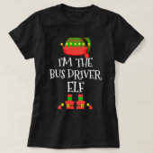 IM DE buschauffeur ELF Kerstmis Elf Groep Cos T-shirt (Design voorkant)