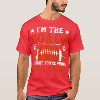 im de coach heeft gelijk aan je fout aan het einde t-shirt