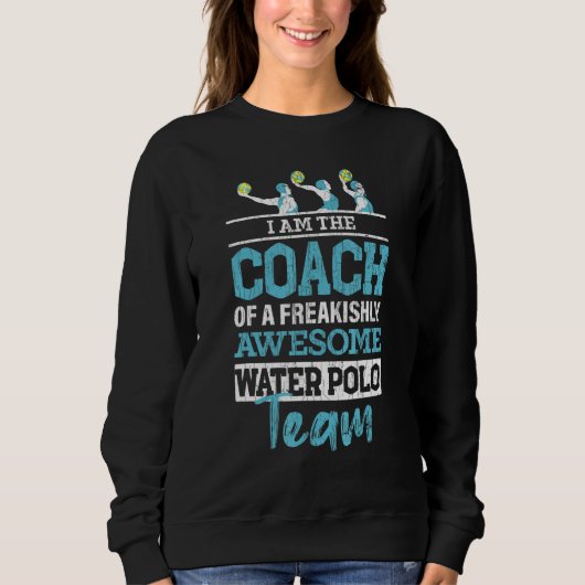 Im de coach water polaire grafische kaart trui (Voorkant)