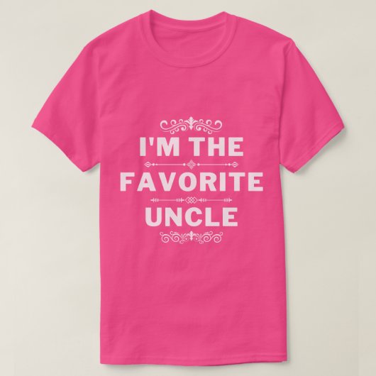 IM de favoriete oom grappige oom 6 T-shirt (Design voorkant)