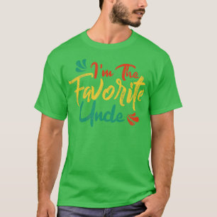 IM De favoriete Oom retro Oom Verjaardag T-shirt