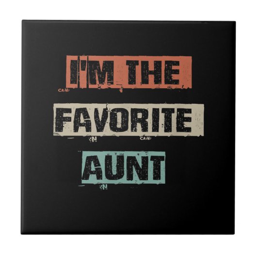 Im de favoriete tantaarncadeau tegeltje (Voorkant)