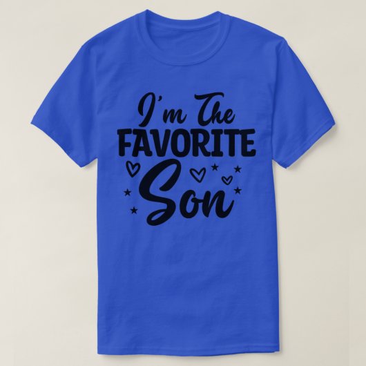 Im de favoriete zoon t-shirt (Design voorkant)