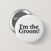 Im de Groom Ronde Button 5,7 Cm (Voorkant /achterkant)