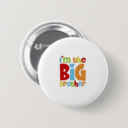IM DE GROTE BROER RONDE BUTTON 5,7 CM (Voorkant /achterkant)