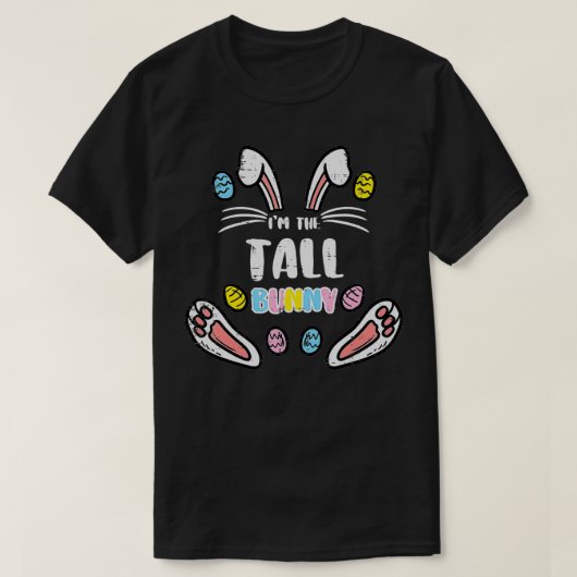 Im de grote bunny Cute Rabbit Easter Matching Mann T-shirt (Design voorkant)