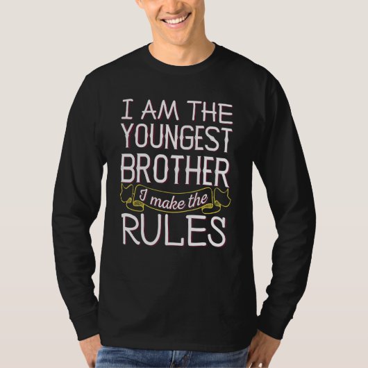 IM De jongste broer - Zus Rivaliteit Quote 1 T-shirt (Voorkant)