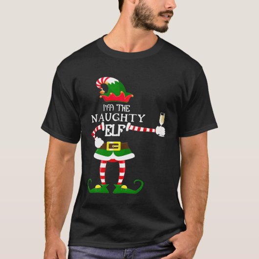 Im de ONDEUGENDE Elf Bijpassende Familie Shirt Wij (Voorkant)