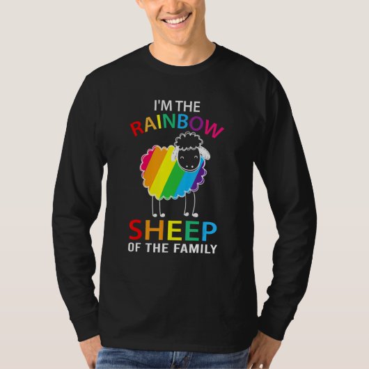 Im de regenboogschaap van de gezinshereniging t-shirt (Voorkant)