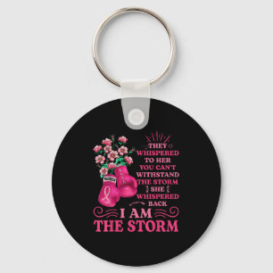 Im de Storm Boxing Warrior Pink Ribbon Women Brea Sleutelhanger
