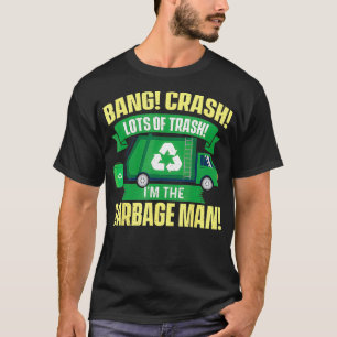 IM de vuilniswagen van het Man De bestuurder van d T-shirt