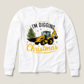 I'm Digging Christmas Cute Excavator Tree Kids (Voorkant)