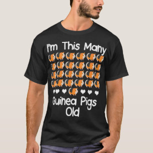 Im Dit Veel cavia's Oud 25 jaar oud verjaardag T-shirt
