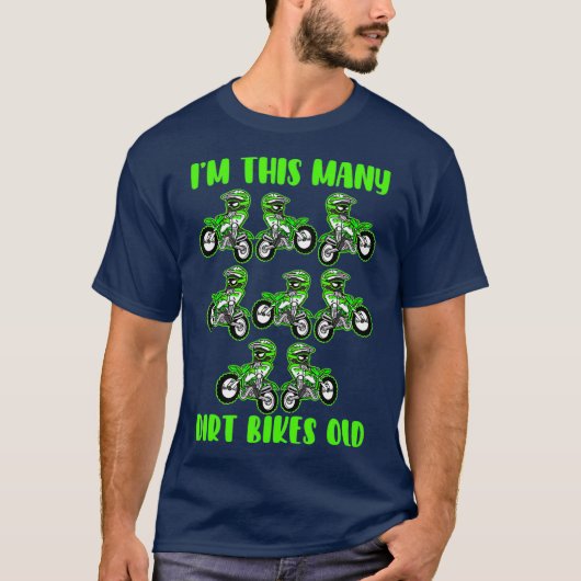 IM Dit Vele Vuile Fietsen Oud 8 Jaar 8e Verjaardag T-shirt (Voorkant)