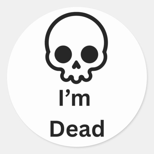 Im dode sticker (Voorkant)