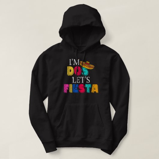 I'm Dos Let's Fiesta Taco Twosday 2nd Birthday 2 Y Hoodie (Design voorkant)
