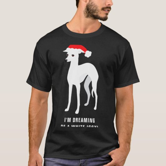 Im Dreaming Of A White Iggy Christmas  T-shirt (Voorkant)