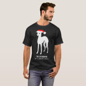Im Dreaming Of A White Iggy Christmas  T-shirt (Voorkant volledig)