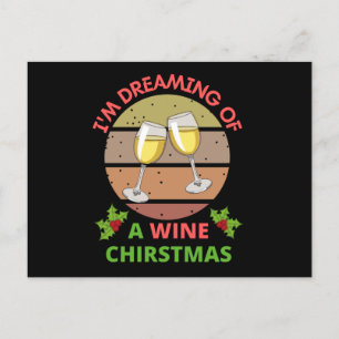 I'm dreaming of a wine christmas briefkaart