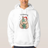 I'm Dreaming of a Wine Christmas  Hoodie (Voorkant)