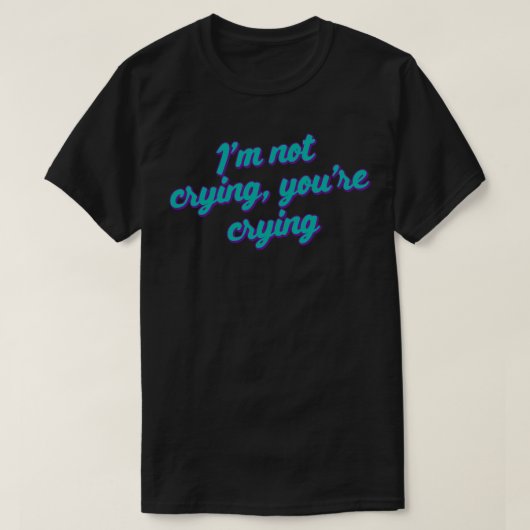 Im droogt niet uw eigen wasgoed t-shirt (Design voorkant)