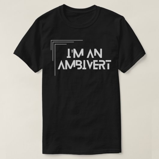 im een ambivert t-shirt (Design voorkant)