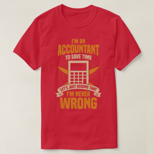 Im een Cpa-cadeau van accountant T-shirt (Design voorkant)