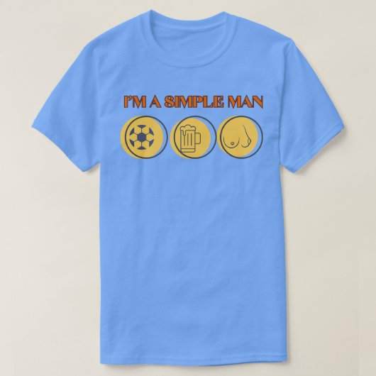 IM Een eenvoudig man 3 T-shirt (Design voorkant)