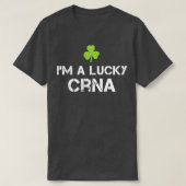 im een geluksbrenger, St Patricks Day, verpleegste T-shirt (Design voorkant)