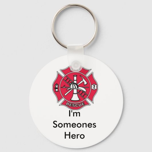 im een held sleutelhanger (Voorkant)