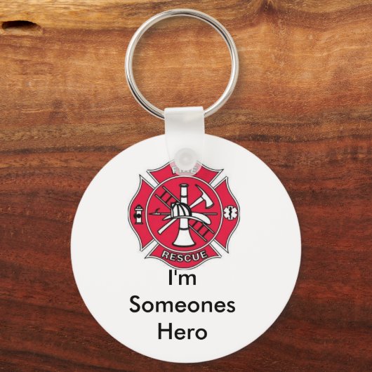 im een held sleutelhanger (Voorkant)