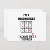 Im een houtwerker ik vind altijd een Briefkaart va (Voorkant / Achterkant)