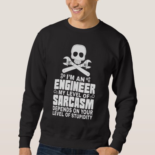 IM Een ingenieur Engineer Goed in Wiskunde Trui (Voorkant)