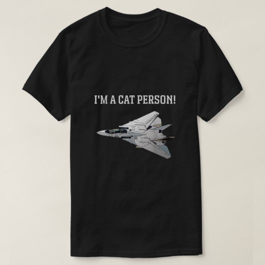 im een kat van f14 tomcat t-shirt (Design voorkant)