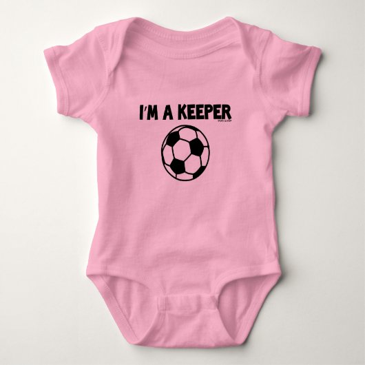 IM EEN KEEPER-SPORTESLANG - SOCCER CREEPER ROMPER (Voorkant)