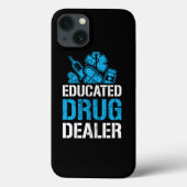 IM Een opgeleide drugsdealer Funny Pharmacist Case-Mate iPhone Case (Achterkant)